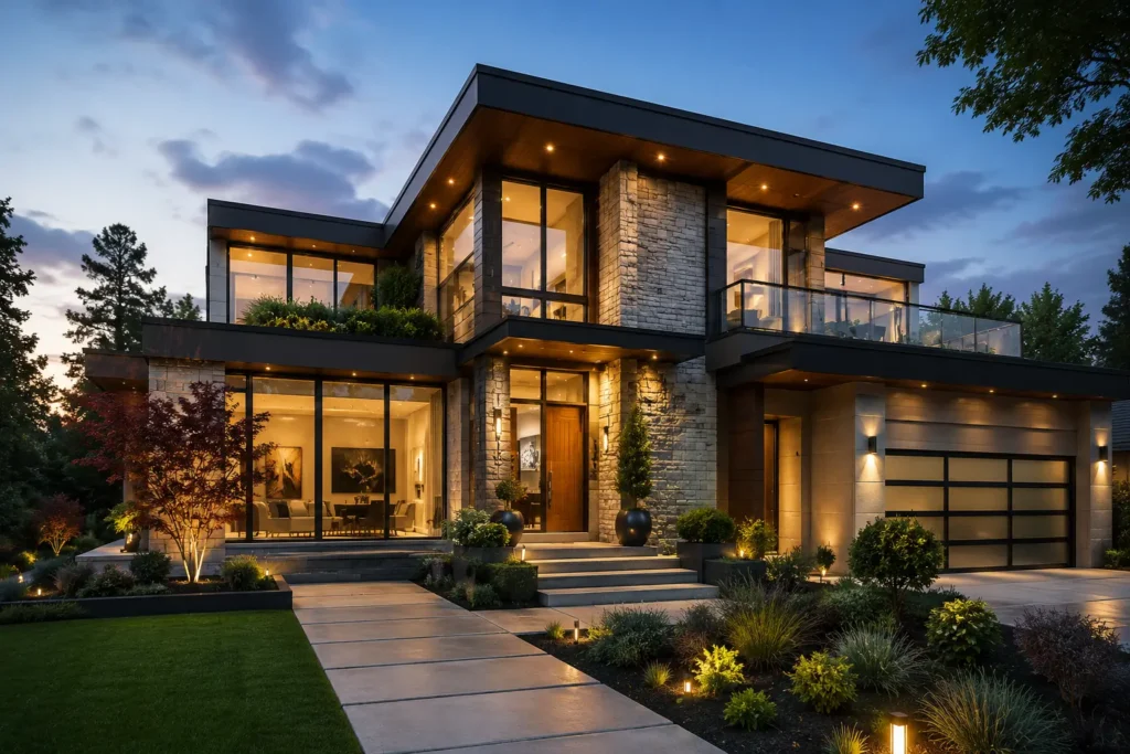 Double story house
